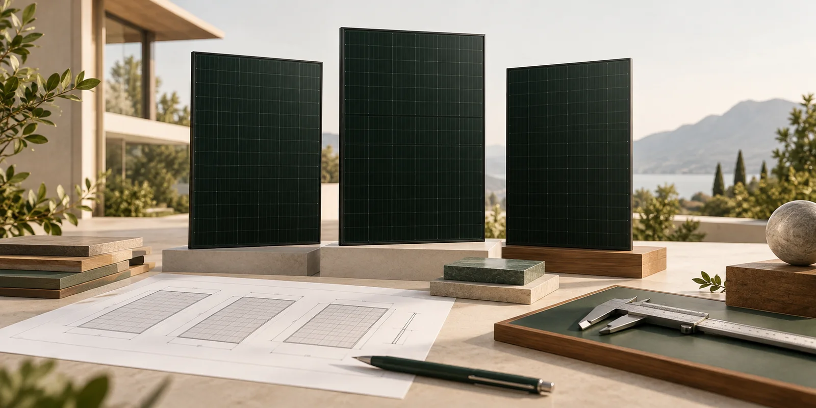 Concept illustration for How should the 425–485W all-black module range be shortlisted?
