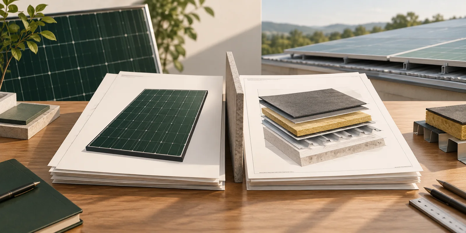 Concept illustration for How should PV module fire classification be used in a rooftop project?
